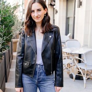 CUPCAKES AND CASHMERE LEATHER JACKET